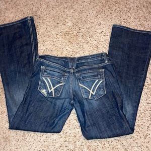 Size 29 boot cut jeans 33 inseam